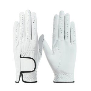 PAKNADA Sheep Skin Leather Golf Gloves Strong Grip, Breathable Durable Comfort